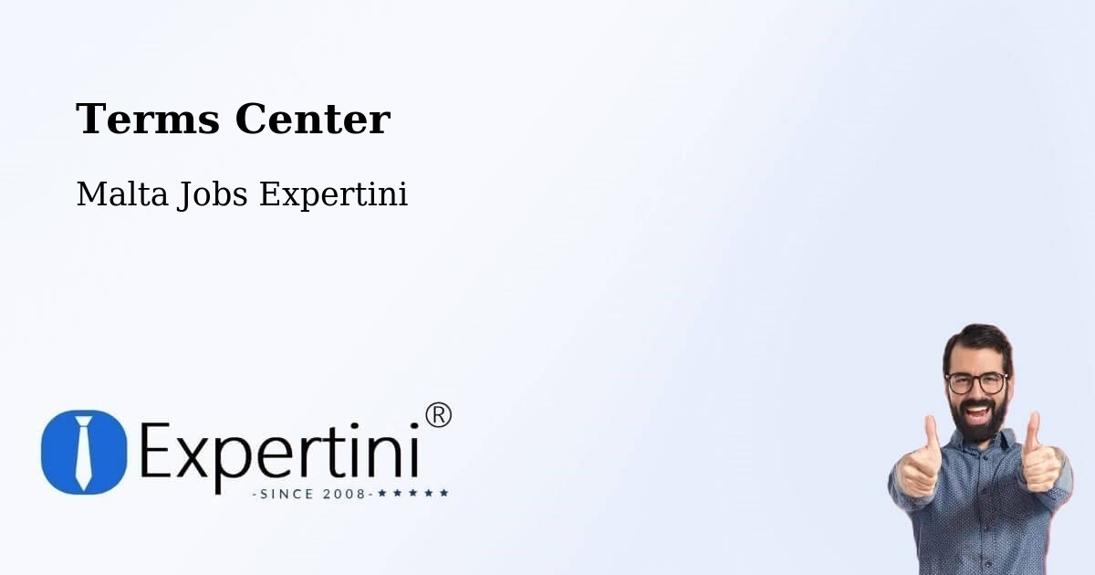 Terms of Service – Luqa - Malta Jobs Expertini